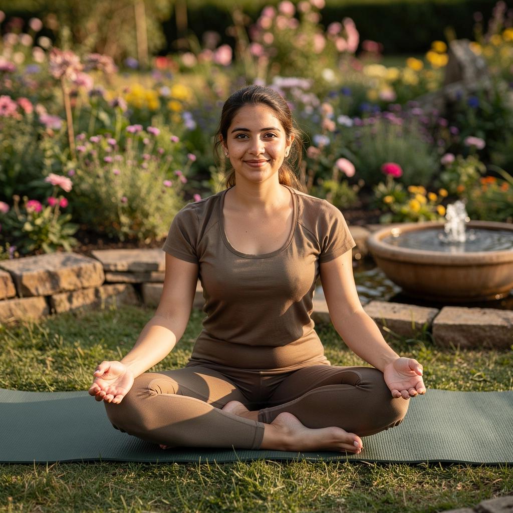 Diversas posiciones de yoga en una secuencia, mostrando fluidez y movimiento.